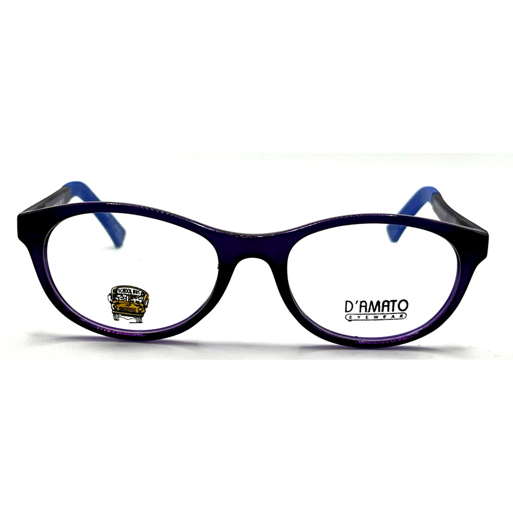 D'AMATO DK242 PURPLE/BLUE EYEGLASSES SUNGLASSES FRAMES 43-15-120